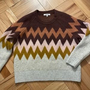 Madewell Chevron Sweater- XS